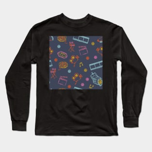 Retro Film Director Long Sleeve T-Shirt